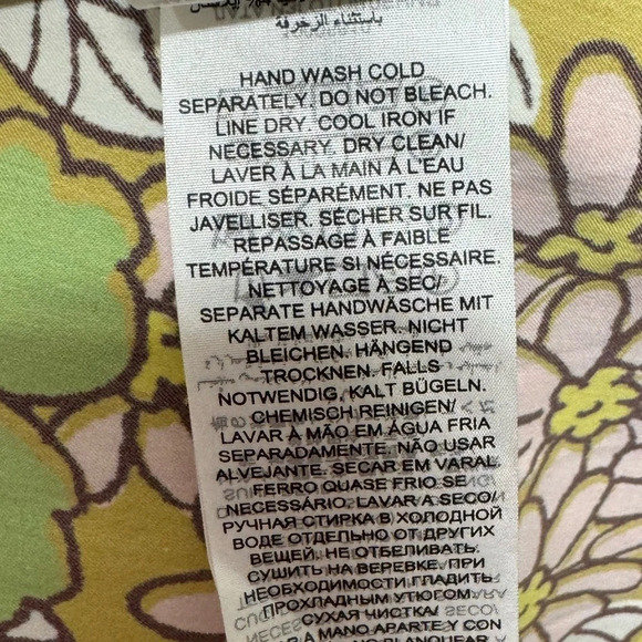 NWT Tory Burch colorful floral puff sleeves mini dress size M - Picture 9 of 10